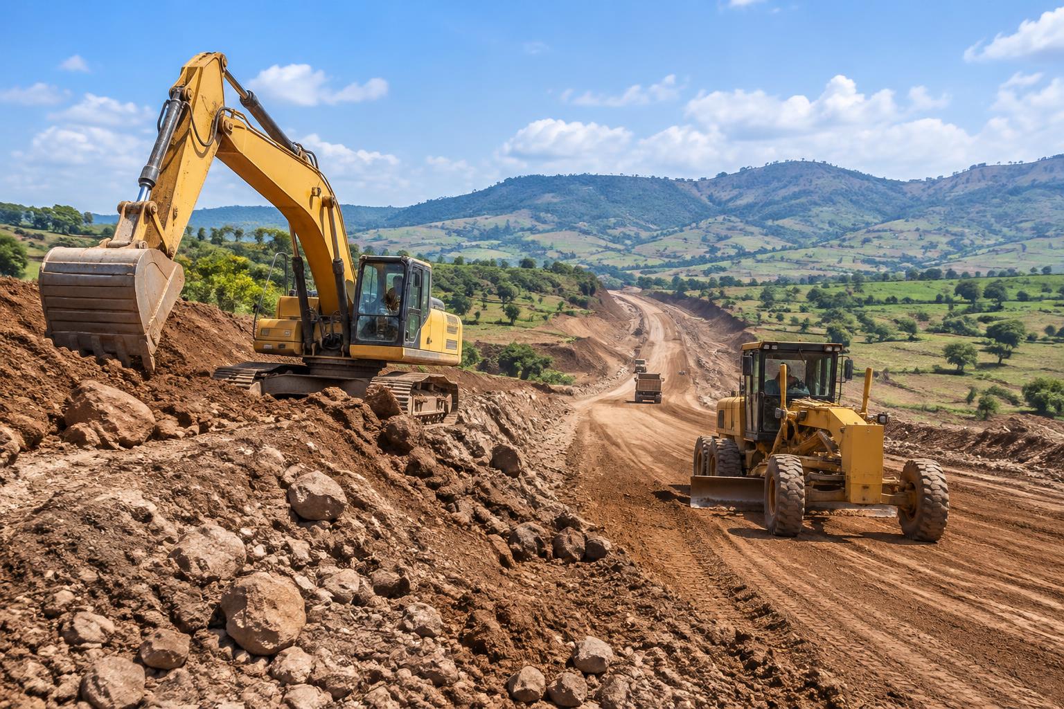 Illustrative roads & earthworks photograph