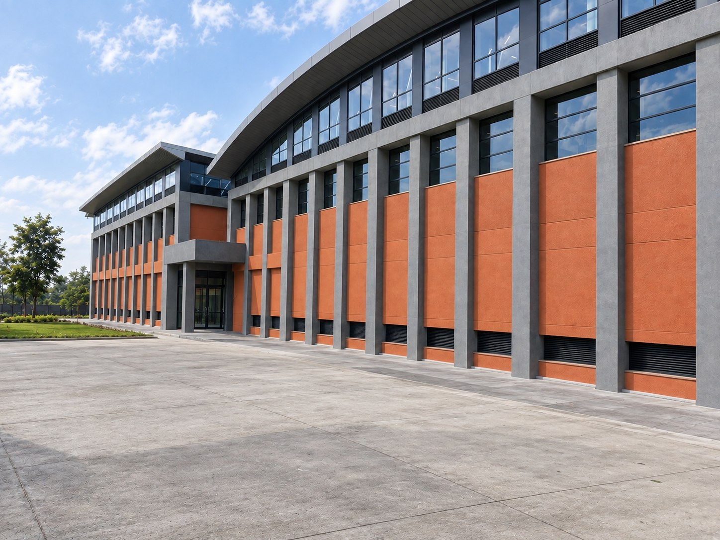 Lycée Guébré-Mariam Gymnasium — Gymnasium — profile view